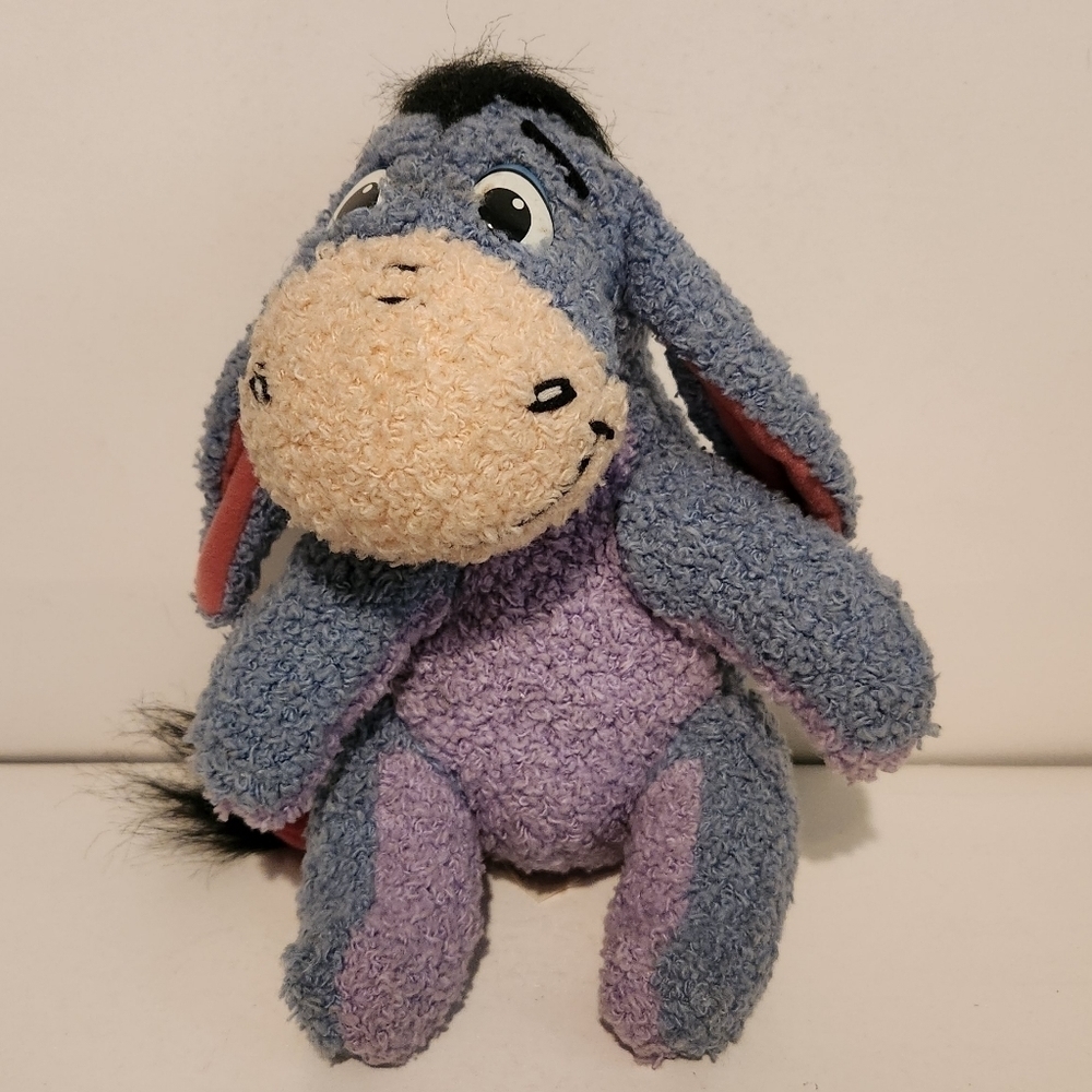 10” Vintage Mattel Disney Eeyore Winnie the Pooh Plush Nonfunctional Voice Box